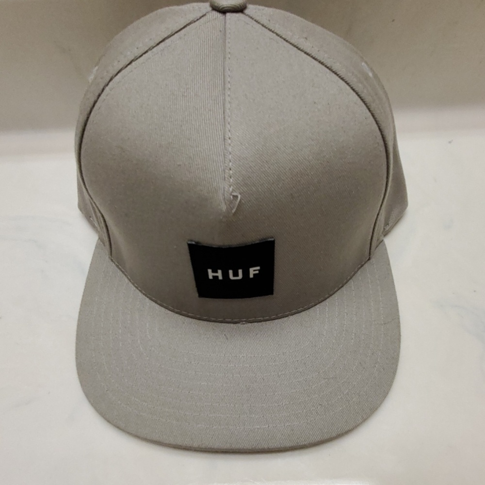 Huf box logo gray snapback